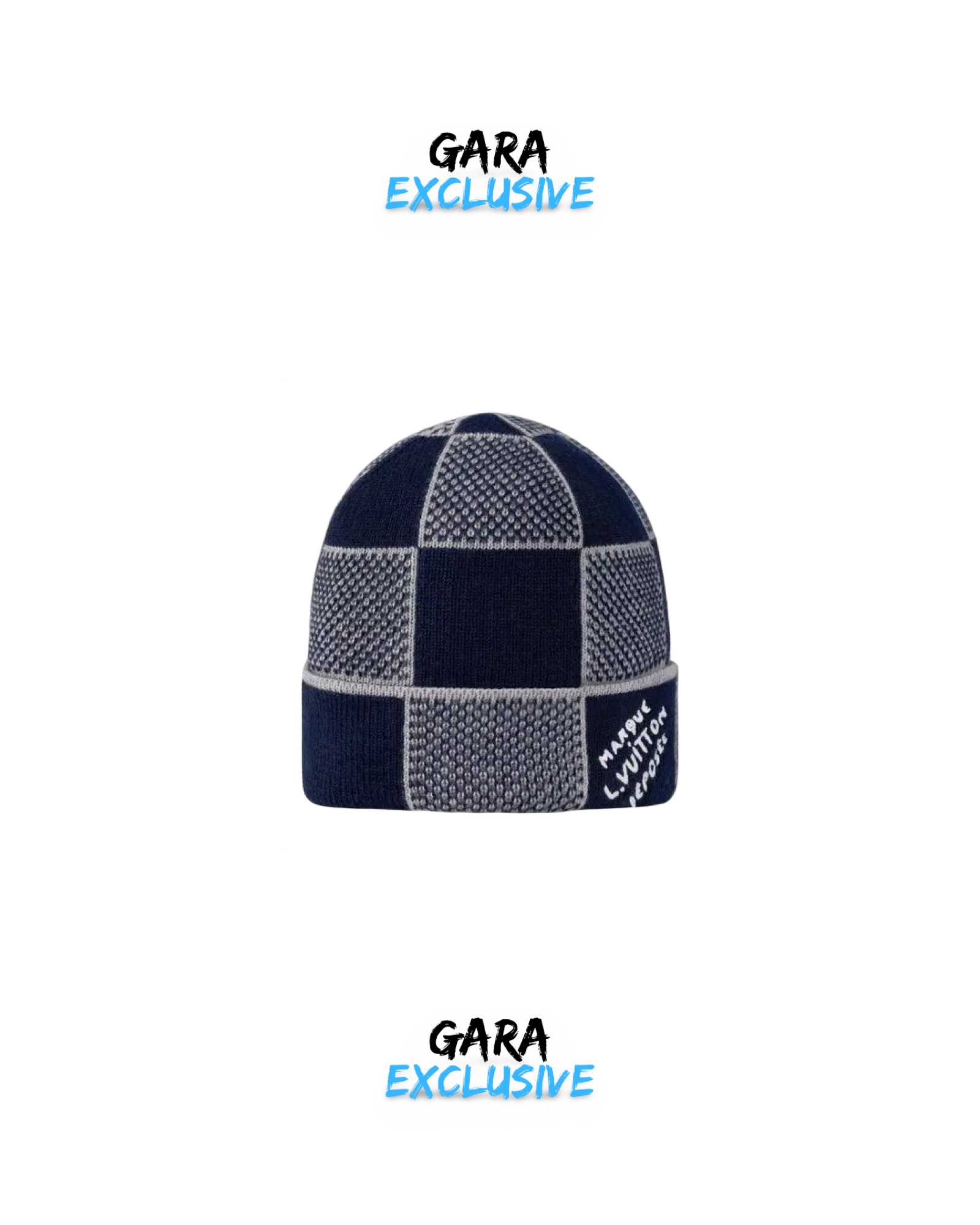 V Beanie Navy