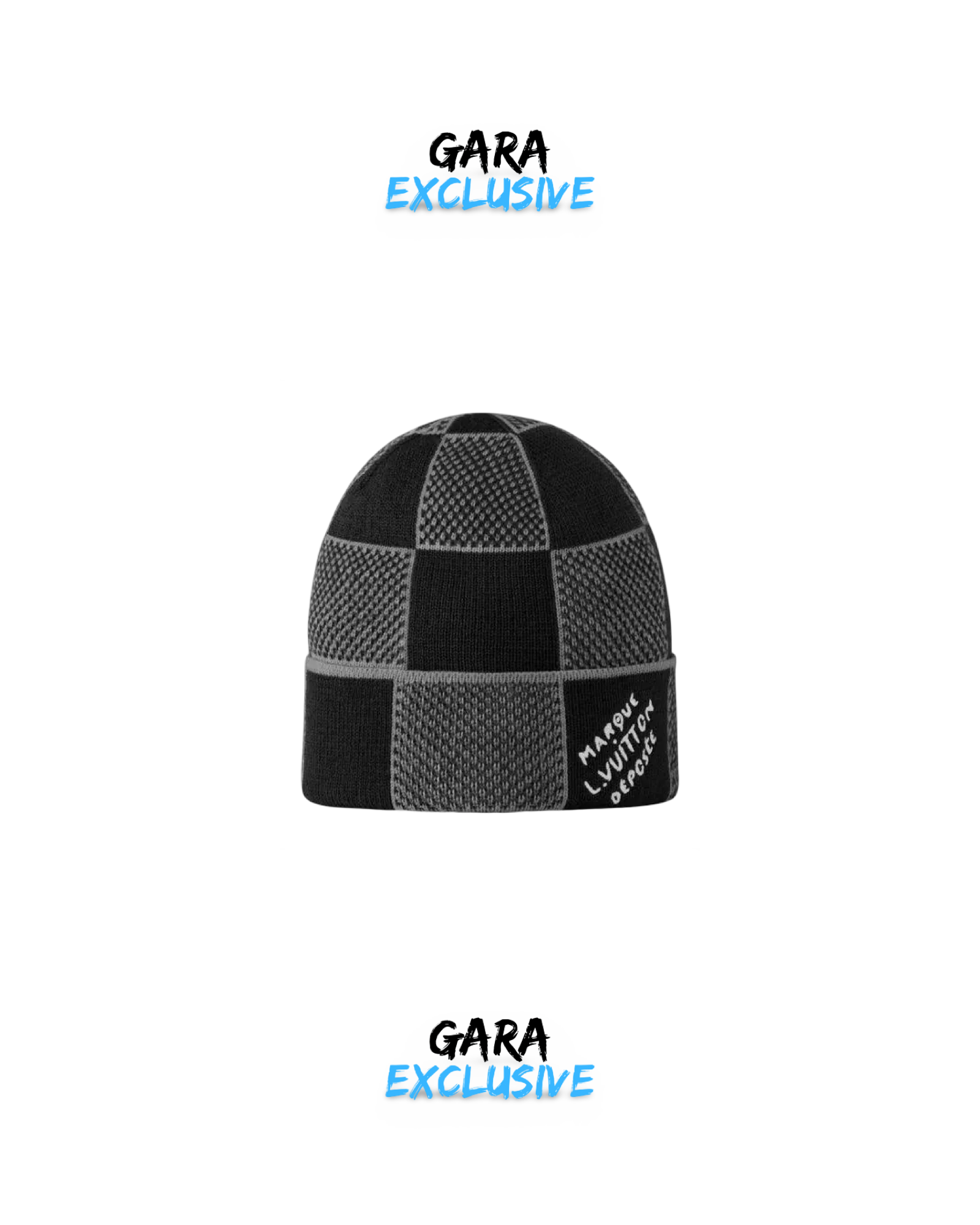 V Beanie Dark Grey